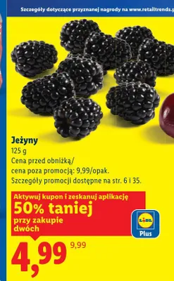 Jeżyny promocja w Lidl