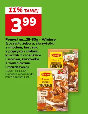 Pomysł na soczyste żebra, skrzydełka z miodem, kurczak z papryką i ziołami, kurczak z czosnkiem i ziołami, karkówka z ziemnikami promocja w Hitpol
