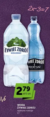 Woda gazowana Żywiec Zdrój mocny gaz promocja w Euro Sklep