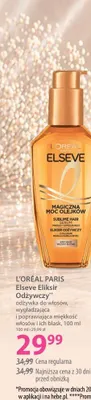 Odżywka do włosów L'Oréal Paris Elseve Eliksir Odżywczy promocja w Hebe