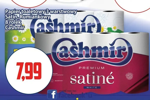 Papier toaletowy 3-warstwowy Cashmir Rumiankowy promocja w Kupiec