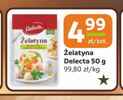 Żelatyna Delecta promocja w Społem Częstochowa