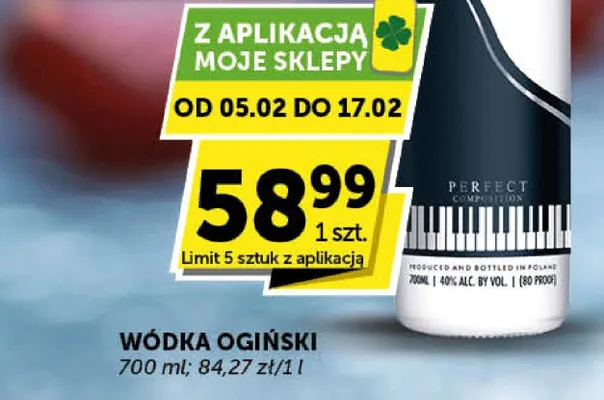 Wódka Oginski promocja w Groszek