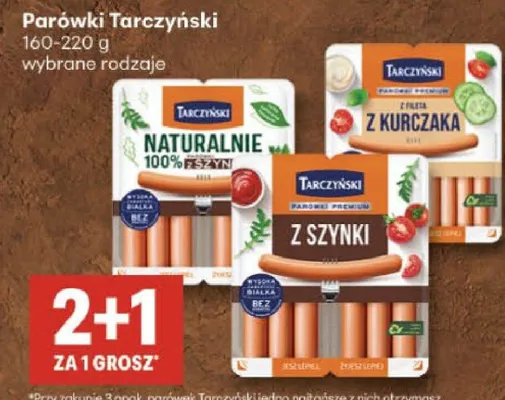 Parówki Tarczyński promocja w Delikatesy Centrum