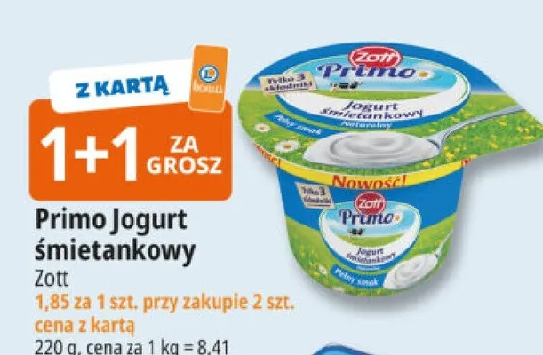 Jogurt śmietankowy promocja w Leclerc