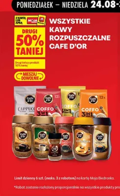 Kawa rozpuszczalna Cafe D'Or O Poranku promocja w Biedronka