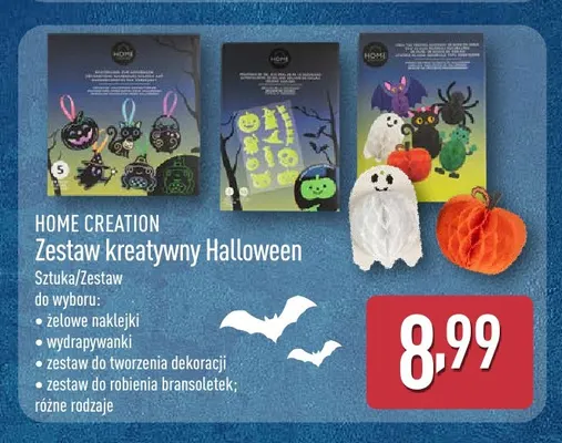 Zestaw kreatywny Halloween zestaw do tworzenia dekoracji Home Creation promocja w Aldi