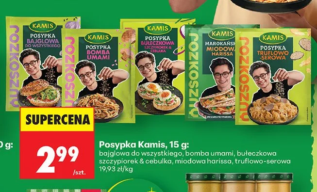 Posypka Kamis miodowa harissa promocja w Biedronka