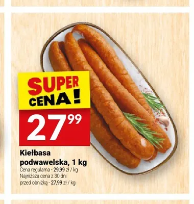 Kiełbasa podwawelska Białecki Wędzarnia promocja w Twój Market