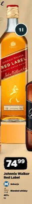 Whisky Johnnie Walker Red Label promocja w Netto