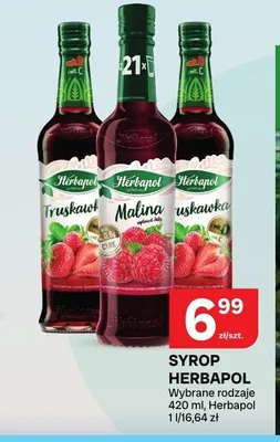 Syrop Herbapol Malina promocja w Chorten
