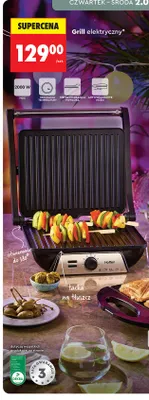 Grill elektryczny Hoffen promocja w Biedronka