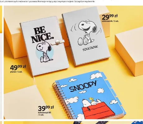 Szkicownik Snoopy promocja w Empik