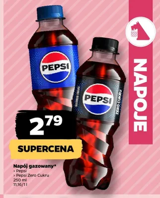 Napój gazowany Pepsi Zero Cukru promocja w Netto