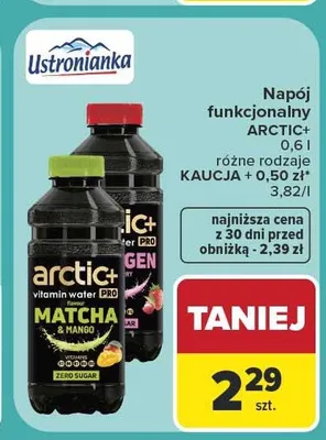 Napój funkcjonalny Arctic+ Matcha & Mango promocja w Carrefour