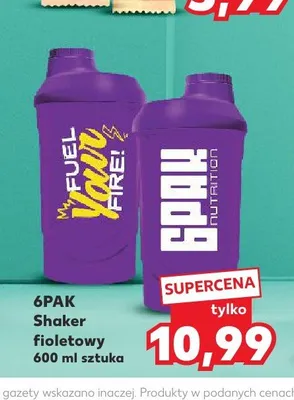 Shaker 6PAK fioletowy promocja w Kaufland