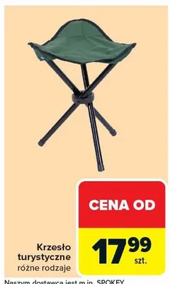 Krzesło turystyczne promocja w Carrefour