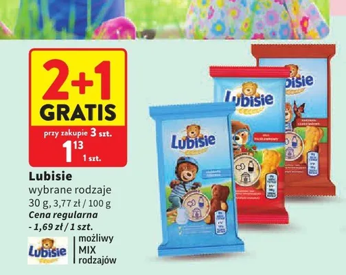 Ciastka Lubisie promocja w Intermarche