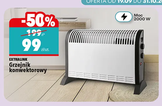 Grzejnik konwektorowy Extralink promocja w Biedronka