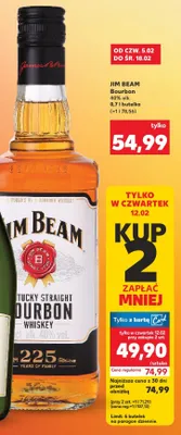 Bourbon Jim Beam promocja w Kaufland