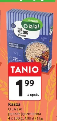 Kasza pęczak jęczmienna O la la! 4-pak promocja w Intermarche