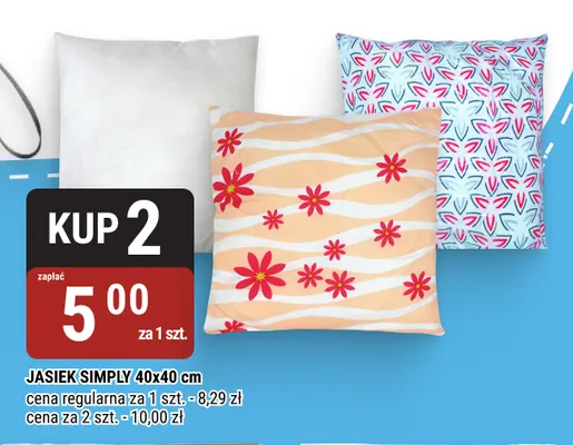 Jasiek Simply 40x40 cm promocja w bi1