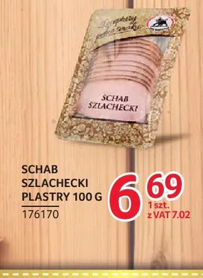 Schab szlachecki plastry ZMB Białystok promocja w Selgros