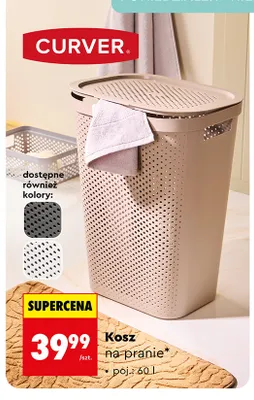 Kosz na pranie Curver promocja w Biedronka