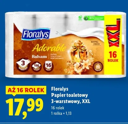 Papier toaletowy 3-warstwowy, XXL promocja w Lidl