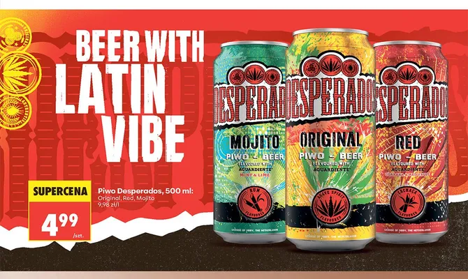 Piwo Desperados promocja w Biedronka