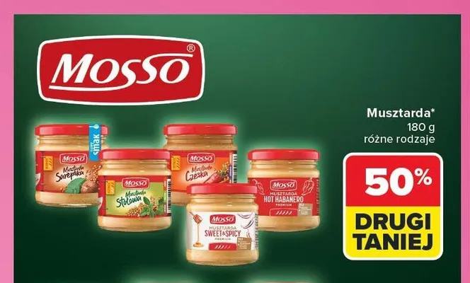 Musztarda Sarepska Mosso promocja w Carrefour