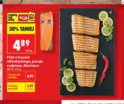 Filet z łososia atlantyckiego porcja rodzinna Marinero promocja w Biedronka