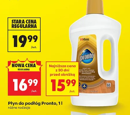 Płyn do podłóg Pronto promocja w Biedronka