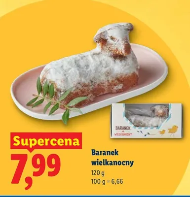 Baranek wielkanocny 120 g promocja w Lidl