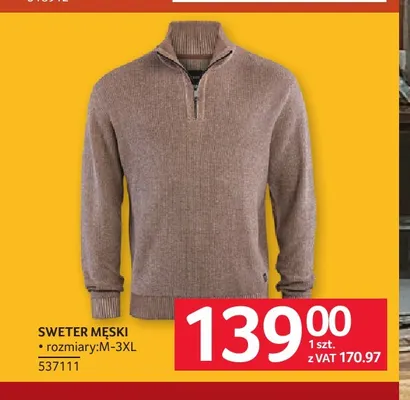 Sweter męski promocja w Selgros