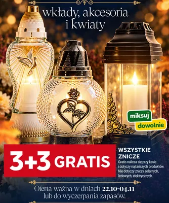 Znicze promocja w Stokrotka