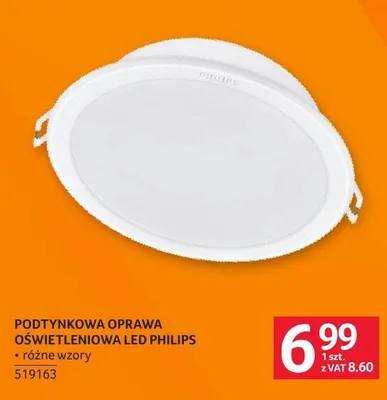 Oprawa oświetleniowa LED Philips podtynkowa promocja w Selgros