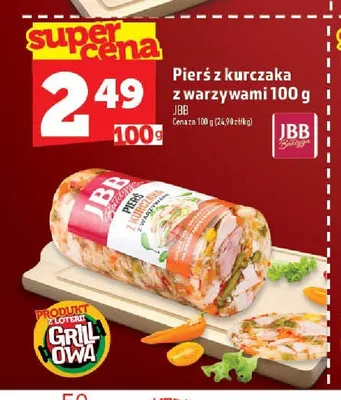 Pierś z kurczaka z warzywami JBB promocja w TOPAZ