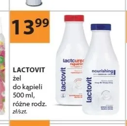 Żel pod prysznic Lactovit Nourishing promocja w Drogerie Laboo
