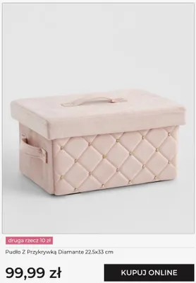 Pudło z przykrywką Diamante home&you 22,5x33 cm promocja w home&you