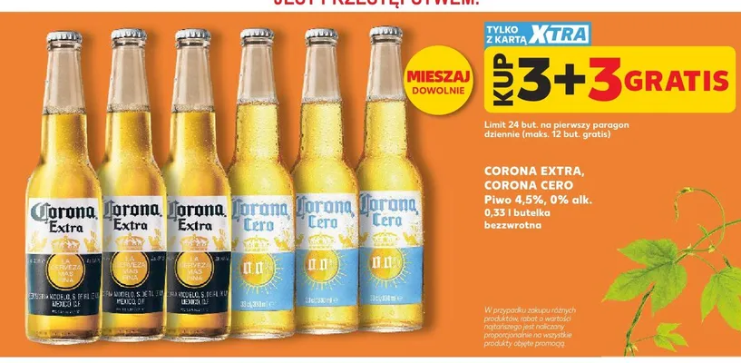 Piwo Corona Extra promocja w Kaufland