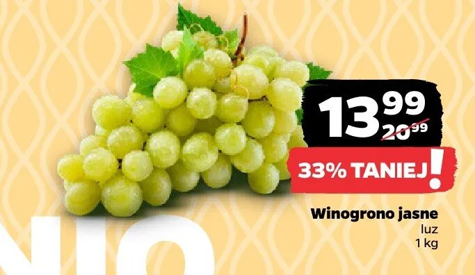 Winogrono jasne promocja w Netto