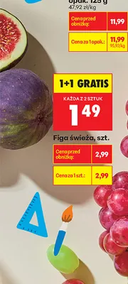 Figa świeża promocja w Biedronka