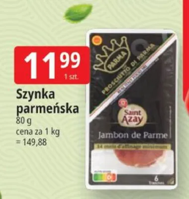 Szynka parmeńska promocja w Leclerc