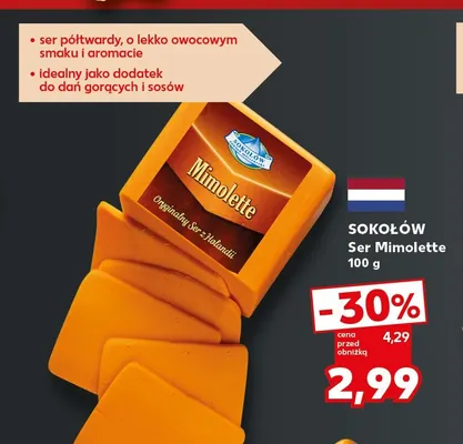 Ser Mimolette Sokołów promocja w Kaufland
