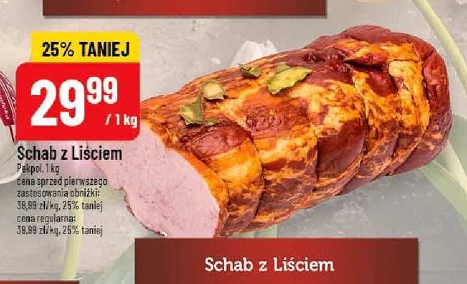 Schab z liściem promocja w POLOmarket