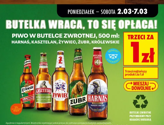 Piwo promocja w Biedronka