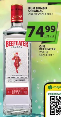 Gin Beefeater London Dry Gin promocja w Groszek