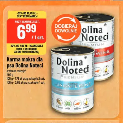 Karma mokra dla psa Dolina Noteci Premium Jagnięcina promocja w POLOmarket