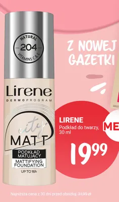 Podkład do twarzy City Matt matujący promocja w Rossmann